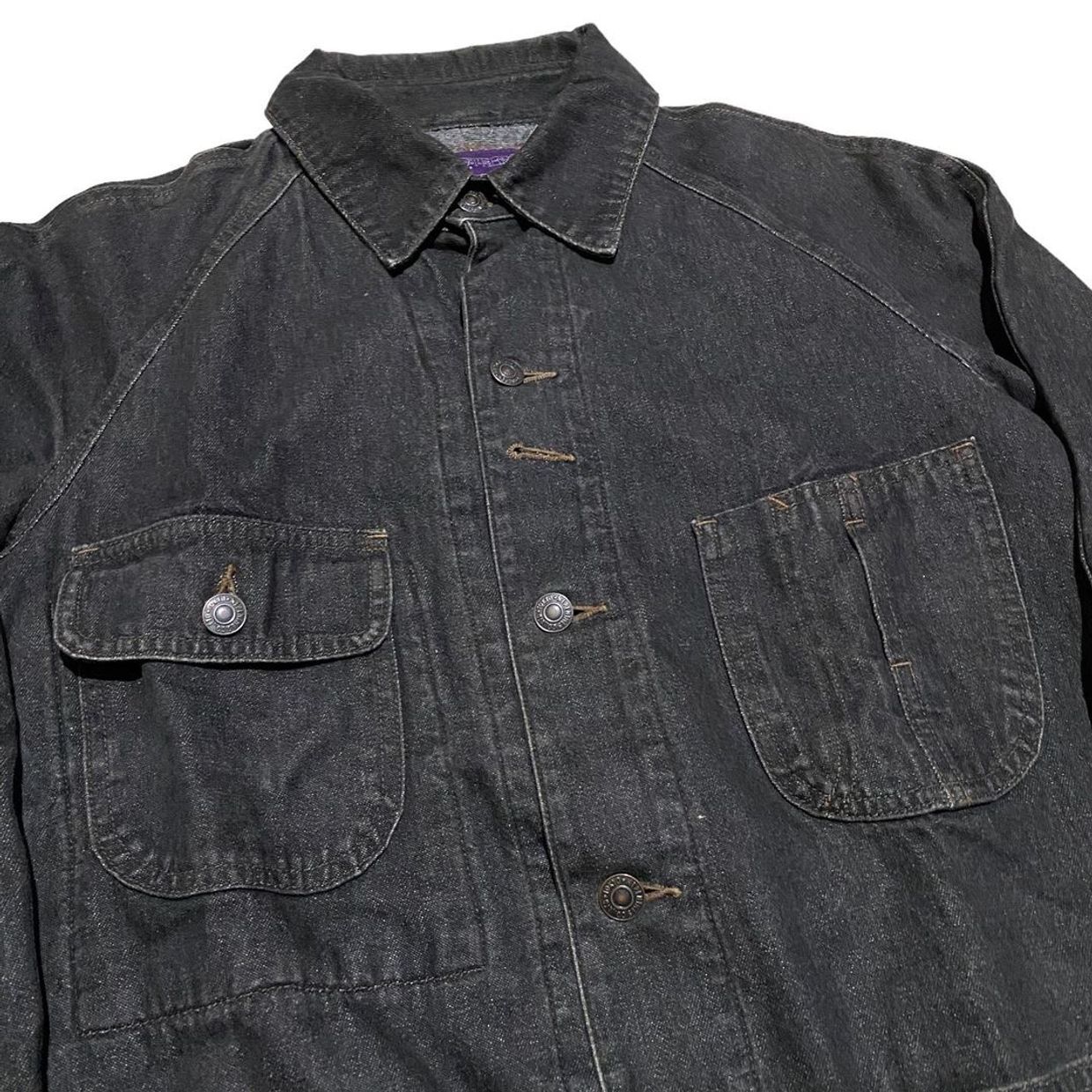Nepenthes Wool Blanket Chore Denim Jacket, foto 3